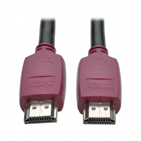 Tripp Lite 15ft Premium Hi-Speed HDMI Cable w Grip Connectors 4K@60Hz 15' - HDMI cable with Ethernet - HDMI male to HDMI male - 4.57 m - shielded - black - molded - 0