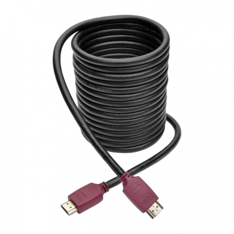 Tripp Lite 15ft Premium Hi-Speed HDMI Cable w Grip Connectors 4K@60Hz 15' - HDMI cable with Ethernet - HDMI male to HDMI male - 4.57 m - shielded - black - molded - 1