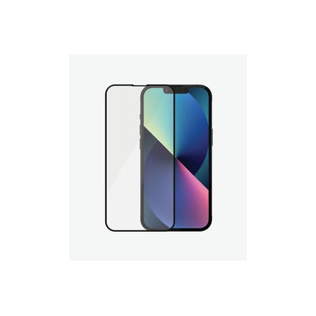 PanzerGlass - Screen protector for mobile phone - glass - frame colour black - for Apple iPhone 13, 13 Pro - 5
