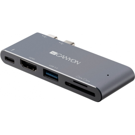Canyon CNS-TDS05DG - Docking station - USB-C - 5-slot - HDMI - 0