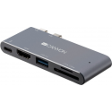 Canyon CNS-TDS05DG - Docking station - USB-C - 5-slot - HDMI