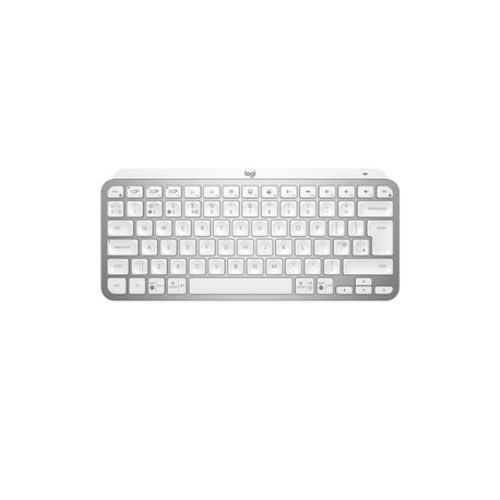 Logitech MX Keys Mini - Keyboard - backlit - Bluetooth - QWERTZ - German - pale grey - 0