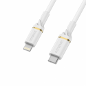 OtterBox Standard - Lightning cable - Lightning male to USB-C male - 1 m - cloud dust white - USB Power Delivery (60W) - for Apple iPad / iPhone / iPod (Lightning)