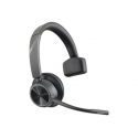 Poly Voyager 4300 UC Series 4310 - Headset - on-ear - Bluetooth - wireless - USB-A - Zoom Certified