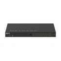 NETGEAR AV Line M4250-26G4XF-PoE+ - Switch - L3 - Managed - 24 x 10/100/1000 (PoE+) + 2 x 10/100/1000 + 4 x 1 Gigabit / 10 Gigabit SFP+ - side to side airflow - rack-mountable - PoE+ (480 W)