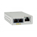 Allied Telesis AT MMC200LX/SC - Fibre media converter - 100Mb LAN - 10Base-T, 100Base-TX, 100Base-LX, 100Base-SC - RJ-45 / LX/SC single-mode - up to 15 km - 1310 nm - TAA Compliant