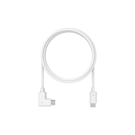 Compulocks 6ft USB-C to USB-C 90-Degree 2.0 Charge and Data Cable - USB cable - USB-C (M) straight to USB-C (M) right-angled - 1.83 m - white - for P / N: 104GA7SB, 109IPDSB, 109IPDSW, 1910GASB, 1910GASW, 211SENW, 299PSENB, 299PSENW - 0