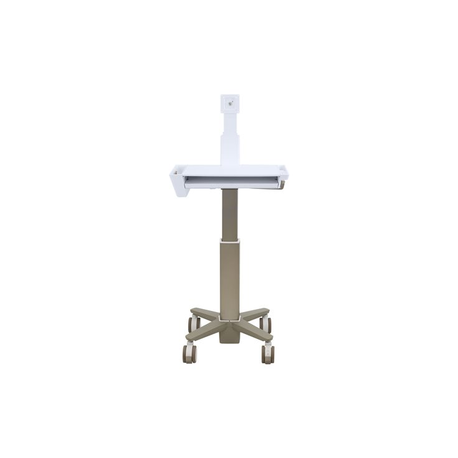 Ergotron CareFit Slim 2.0 - Cart - for All-In-One  /  monitor (light-duty) - medical - aluminium - white, warm grey - screen size: up to 27" - 0