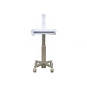 Ergotron CareFit Slim 2.0 - Cart - for All-In-One  /  monitor (light-duty) - medical - aluminium - white, warm grey - screen size: up to 27"