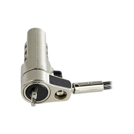 StarTech.com 6.5' (2m) Laptop Cable Lock, Nano Slot Compatible 4 Digit Combination Security Cable Lock, Serialized Anti-Theft Vinyl Coated Steel Cable Lock for Nano Slot Computer / Device - Nano Slot Laptop Lock (LTLOCKNANO) - Compatible with Kensington - security cable lock - 2 m - 5