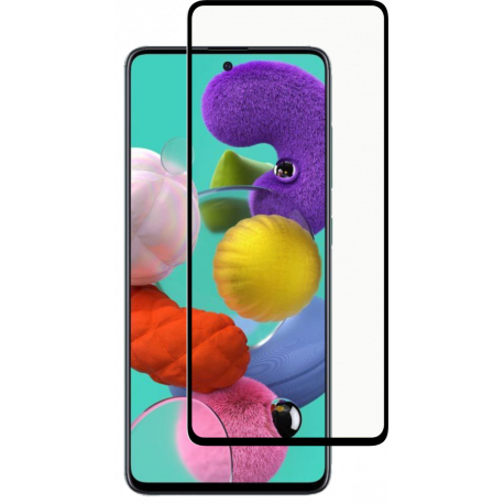 Screenor Premium - Screen protector for mobile phone - full cover - glass - frame colour black - 1