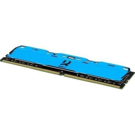 GOODRAM IRDM X - DDR4 - module - 8 GB - DIMM 288-pin - 3200 MHz / PC4-25600 - CL16 - 1.35 V - unbuffered - non-ECC - blue - 2