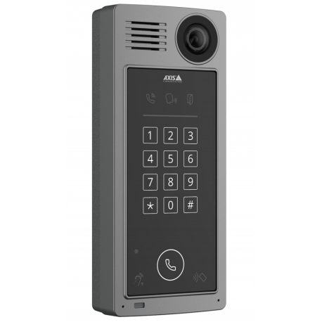 AXIS A8207-VE MkII Network Video Door Station - Network surveillance camera - colour (Day&Night) - 6 MP - 3072 x 2048 - fixed iris - fixed focal - audio - LAN 10 / 100 - MPEG-4, MJPEG, H.264, AVC - DC 8 - 28 V / PoE+ - 0