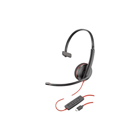 Poly Blackwire C3210 USB-C - 3200 Series - headset - on-ear - wired - USB-C - 0