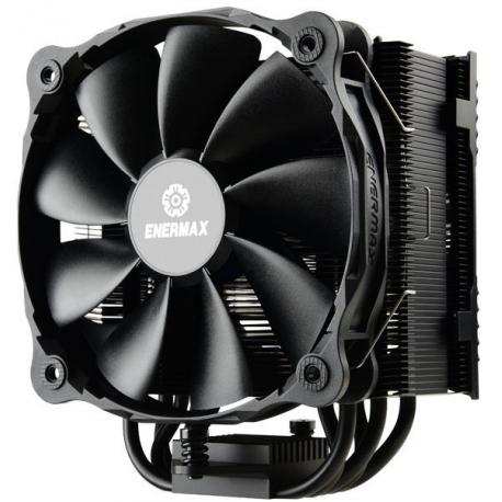 Enermax ETS-T50 AXE - Silent Edition - processor cooler - (for: LGA775, LGA1156, AM2, AM2+, LGA1366, AM3, LGA1155, AM3+, FM1, FM2, LGA1150, FM2+, LGA1151, LGA2011-3 (Square ILM), AM4, LGA2066) - aluminium and copper - 140 mm - black - 0