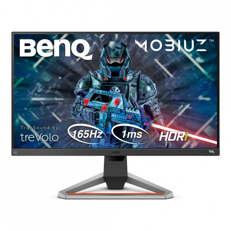 BenQ Mobiuz EX2710S - LED monitor - 27" - 1920 x 1080 Full HD (1080p) @ 165 Hz - IPS - 400 cd / m² - 1000:1 - HDR10 - 1 ms - 2xHDMI, DisplayPort - speakers - dark grey - 0