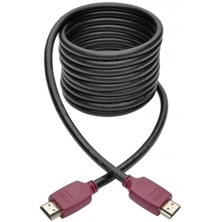 Tripp Lite 10ft Premium Hi-Speed HDMI Cable w Grip Connectors 4Kx2K@60Hz 10' - HDMI cable with Ethernet - HDMI male to HDMI male - 3.05 m - shielded - black - molded - 0