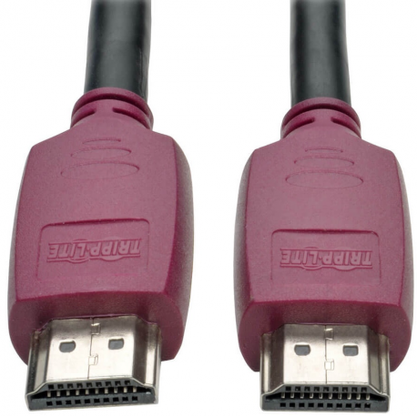 Tripp Lite 10ft Premium Hi-Speed HDMI Cable w Grip Connectors 4Kx2K@60Hz 10' - HDMI cable with Ethernet - HDMI male to HDMI male - 3.05 m - shielded - black - molded - 1