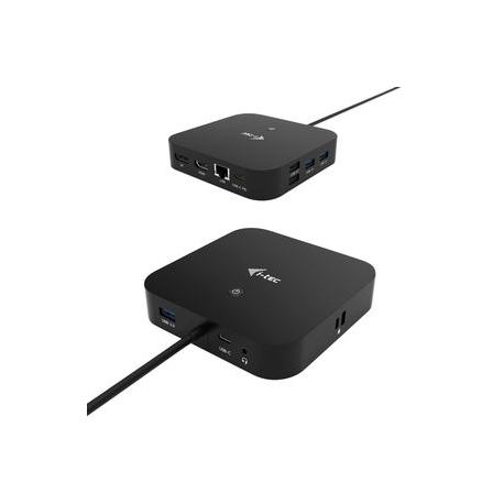 i-Tec - Docking station - USB-C 3.1 / Thunderbolt 3 - HDMI, DP++ - GigE - 0