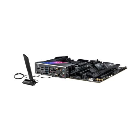 ASUS ROG STRIX Z690-E GAMING WIFI - Motherboard - ATX - LGA1700 Socket - Z690 Chipset - USB-C Gen2, USB 3.2 Gen 1, USB 3.2 Gen 2, USB-C Gen 2x2 - 2.5 Gigabit LAN, Bluetooth, Wi-Fi - onboard graphics (CPU required) - HD Audio (8-channel) - 2