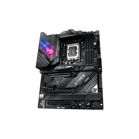 ASUS ROG STRIX Z690-E GAMING WIFI - Motherboard - ATX - LGA1700 Socket - Z690 Chipset - USB-C Gen2, USB 3.2 Gen 1, USB 3.2 Gen 2, USB-C Gen 2x2 - 2.5 Gigabit LAN, Bluetooth, Wi-Fi - onboard graphics (CPU required) - HD Audio (8-channel) - 4