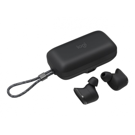 Logitech Zone True Wireless - True wireless earphones with mic - in-ear - Bluetooth - active noise cancelling - graphite - 1