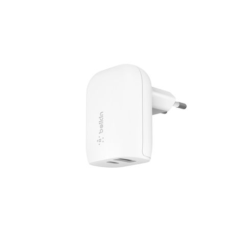 Belkin BOOST CHARGE - Power adapter - 37 Watt - PD 3.0 - 2 output connectors (USB, USB-C) - 0