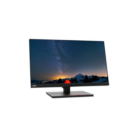 Lenovo ThinkVision P27u-20 - LED monitor - 27" - 3840 x 2160 4K @ 60 Hz - IPS - 450 cd / m² - 1000:1 - 4 ms - Thunderbolt 4, 2xHDMI, DisplayPort - speakers - raven black - 0