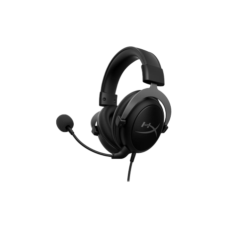 HyperX Cloud II Gaming - Headset - 7.1 channel - full size - wired - USB, 3.5 mm jack - black, gun metal - 0