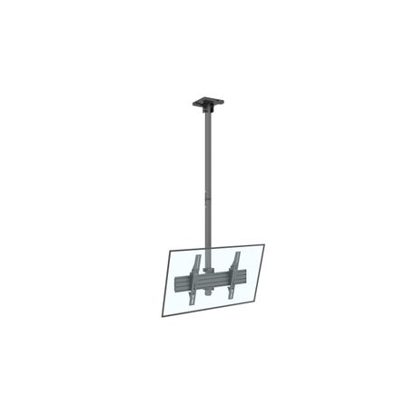 Multibrackets M Pro MBC1U - Mounting kit (ceiling mount) - for LCD display - aluminium, steel - black - screen size: 40"-65" - ceiling mountable - 13