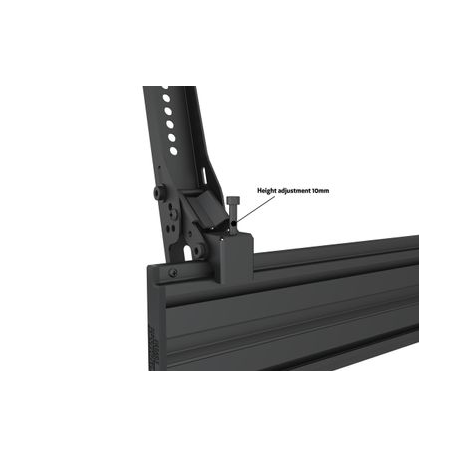 Multibrackets M Pro MBC1U - Mounting kit (ceiling mount) - for LCD display - aluminium, steel - black - screen size: 40"-65" - ceiling mountable - 17