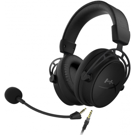 HyperX Cloud Alpha S - Headset - 7.1 channel - full size - wired - USB, 3.5 mm jack - black - 1
