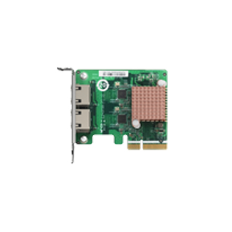 QNAP QXG-2G2T-I225 - Network adapter - PCIe 2.0 x2 low profile - 2.5GBase-T x 2 - for QNAP QGD-1600, TS-1232, 1253, 251, 253, 432, 453, 653, 832, 853, h1283, h977, TVS-672, 872 - 0