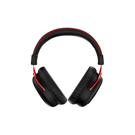 HyperX Cloud II Gaming - Headset - 7.1 channel - full size - 2.4 GHz - wireless - black, red - for Sony PlayStation 4, Sony PlayStation 5 - 0