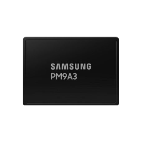 Samsung PM9A3 MZQL27T6HBLA - SSD - encrypted - 7.68 TB - internal - 2.5" - U.2 PCIe 3.0 x4 (NVMe) - 256-bit AES - TCG Opal Encryption - 0