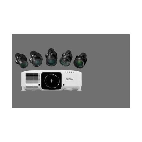 Epson EB-PU1008W - 3LCD projector - 8500 lumens (white) - 8500 lumens (colour) - WUXGA (1920 x 1200) - 16:10 - 1080p - LAN - white - 10