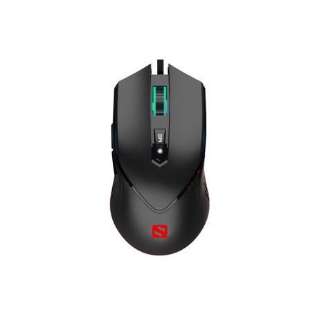 Sandberg Azazinator Mouse 6400 - Mouse - 7 buttons - wired - USB 2.0 - 3