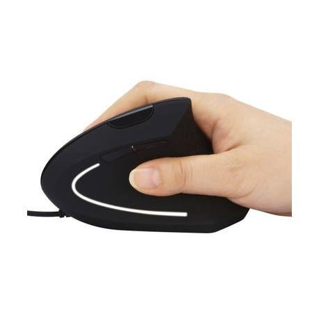 Sandberg Pro - Vertical mouse - ergonomic - optical - 6 buttons - wired - USB - box - 3