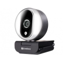 Sandberg Streamer USB Webcam Pro - Live streaming camera - colour - 2 MP - 1920 x 1080 - 720p, 1080p - audio - USB 2.0 - H.264