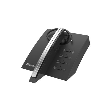 Sandberg Bluetooth Earset Business Pro - Earphones with mic - ear-bud - over-the-ear mount - Bluetooth - wireless - 0