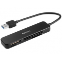 Sandberg - Card reader (MS, MMC, SD, TransFlash, microSD, SDHC, SDXC) - USB 3.0