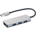 Sandberg - Hub - 1 x SuperSpeed USB 3.0 + 3 x USB 2.0 - desktop