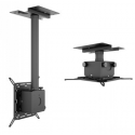 Multibrackets M Pro HD Series - Mounting kit (adjustable mounting arm, projector mount) - for projector - black - ceiling mountable