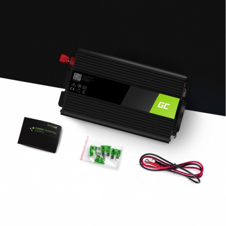 Green Cell - DC to AC power inverter - 12 V - 1000 Watt - black - 5