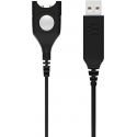 EPOS | SENNHEISER USB-ED 01 - Headset cable - USB male to EasyDisconnect male - 2.2 m - for Sennheiser Century SC 660; SH 330