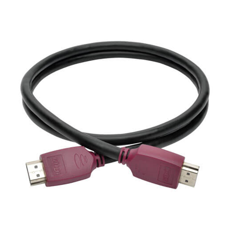 Tripp Lite 3ft Premium Hi-Speed HDMI Cable with Gripping Connectors 4K x 2K @ 60Hz UHD 3' - HDMI cable with Ethernet - HDMI male to HDMI male - 90 cm - black - molded - 1
