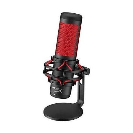 HyperX QuadCast - Microphone - USB - red & black - 0