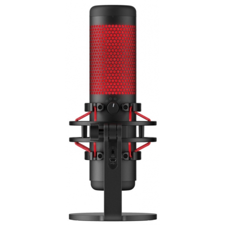 HyperX QuadCast - Microphone - USB - red & black - 2