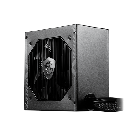 MSI MAG A650BN - Power supply (internal) - ATX12V  /  EPS12V - 80 PLUS Bronze - AC 100-240 V - 650 Watt - active PFC - 2