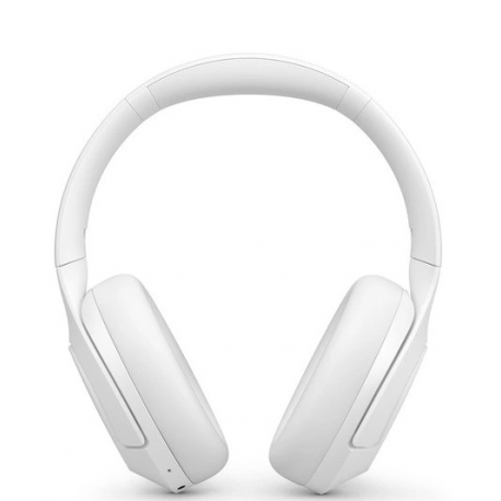 Philips TAH8506 - Headphones with mic - full size - Bluetooth - wireless, wired - active noise cancelling - 2.5 mm jack - white - 1